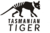 Sangle 2 points Tasmanian Tiger - noir